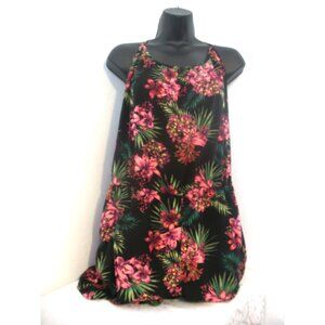 Arizona Jean Co. Black/Coral/Green bodysuit Size XXL, 100% Polyester.